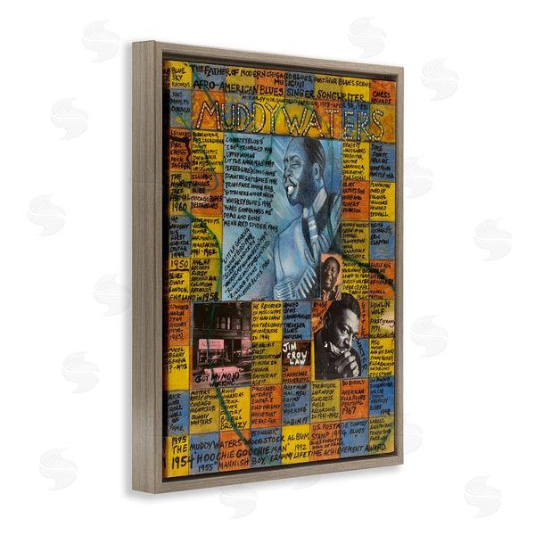 Stupell Industries Sabin | Muddy Waters Collage Wall Art