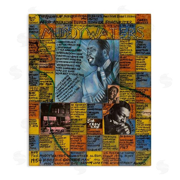stupell industries Sabin | Muddy Waters Collage Wall Art