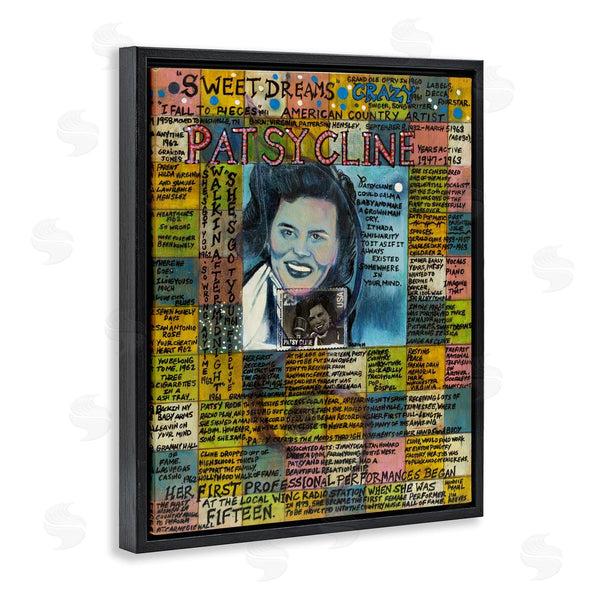 Stupell Industries Sabin | Patsy Cline Collage Wall Art