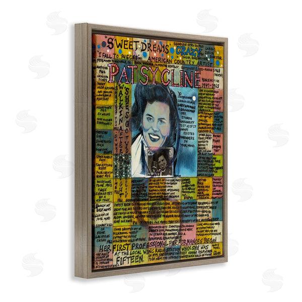 Stupell Industries Sabin | Patsy Cline Collage Wall Art