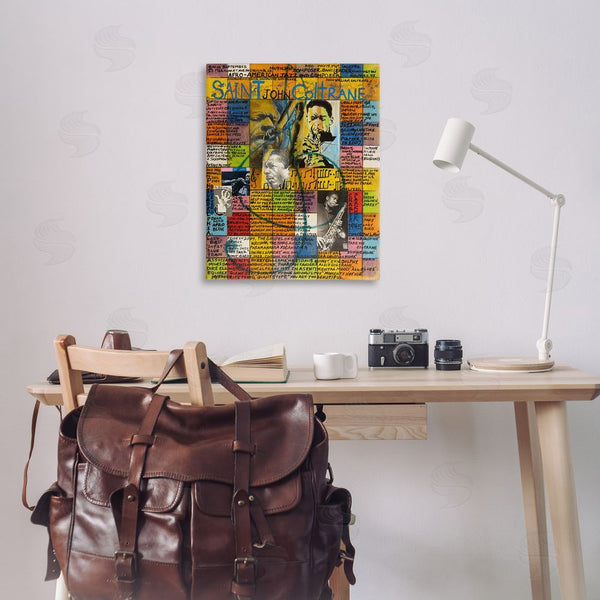 Stupell Industries Sabin | Saint John Coltrane Collage Wall Art