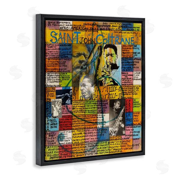 Stupell Industries Sabin | Saint John Coltrane Collage Wall Art
