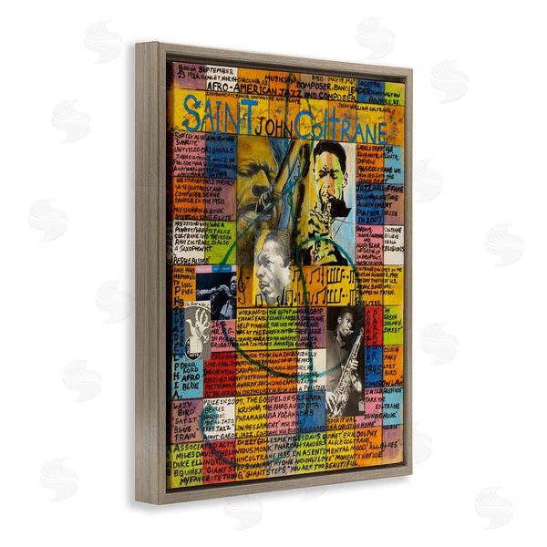 Stupell Industries Sabin | Saint John Coltrane Collage Wall Art
