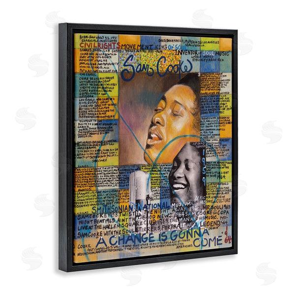 Stupell Industries Sabin | Sam Cooke Collage Wall Art