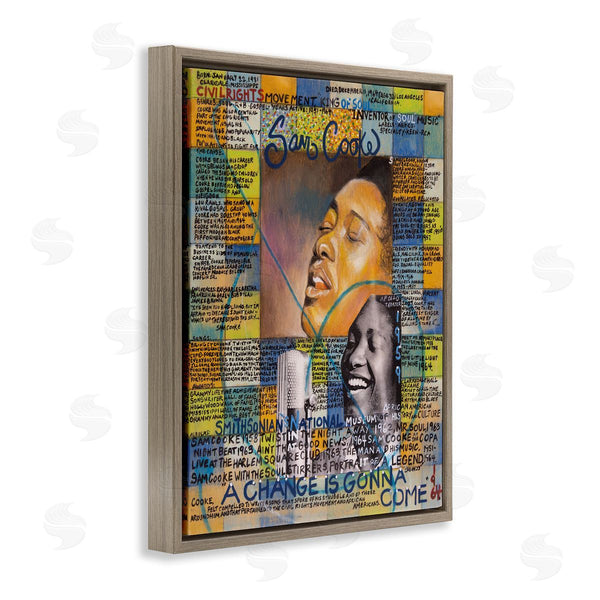 Stupell Industries Sabin | Sam Cooke Collage Wall Art