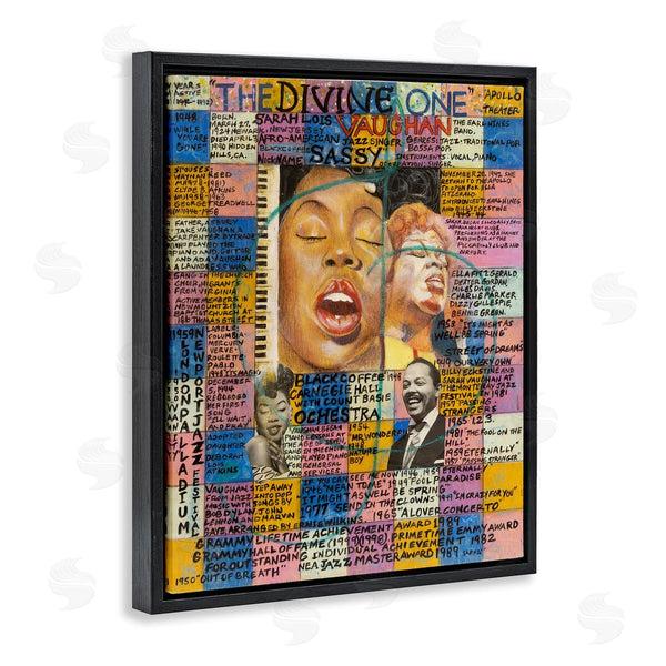 Stupell Industries Sabin | Sarah Lois Vaughan Collage Wall Art