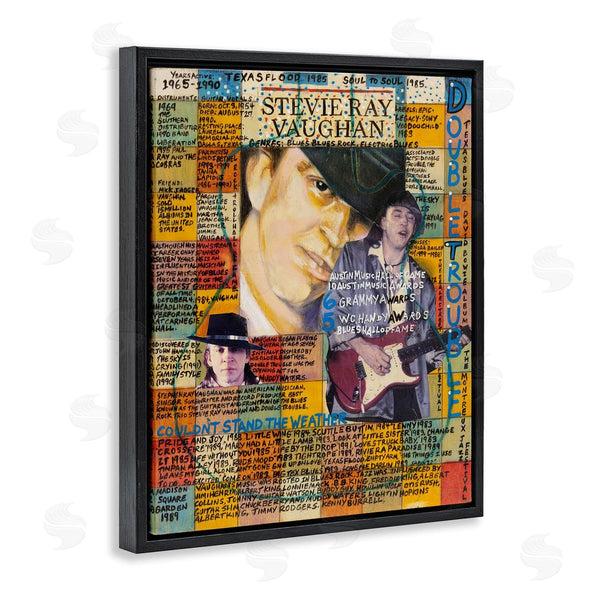 Stupell Industries Sabin | Stevie Ray Vaughan Collage Wall Art