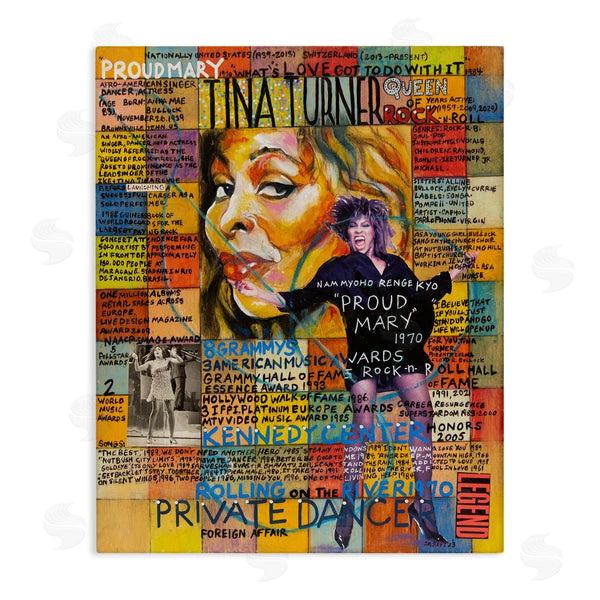 stupell industries Sabin | Tina Turner Collage Wall Art