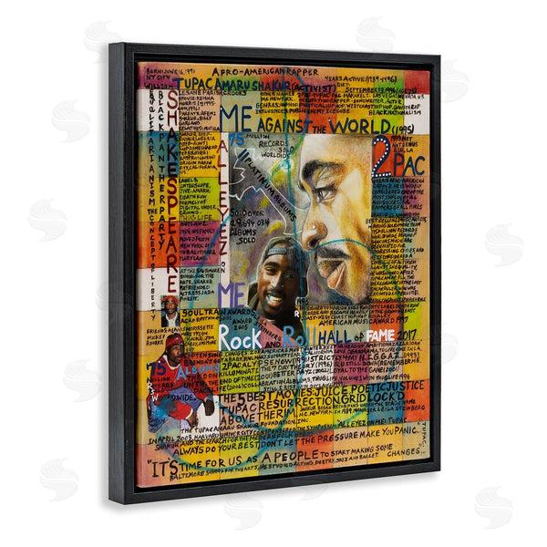 Stupell Industries Sabin | Tupac Musician Collage Wall Art