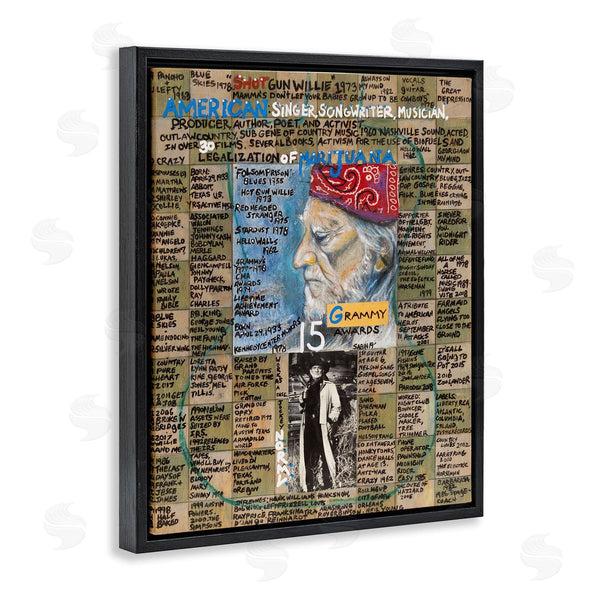 Stupell Industries Sabin | Willie Nelson Collage Wall Art
