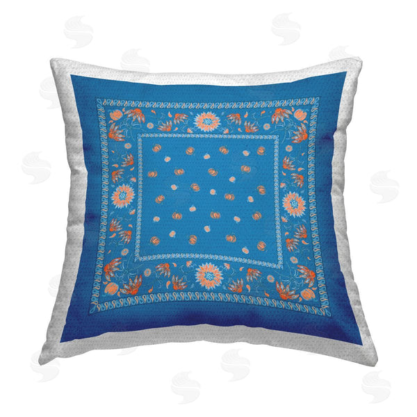 Stupell Industries Safa Diab | Blue Sky Harvest Pattern Printed Throw Pillow