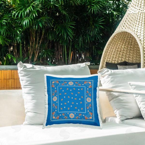 Stupell Industries Safa Diab | Blue Sky Harvest Pattern Printed Throw Pillow
