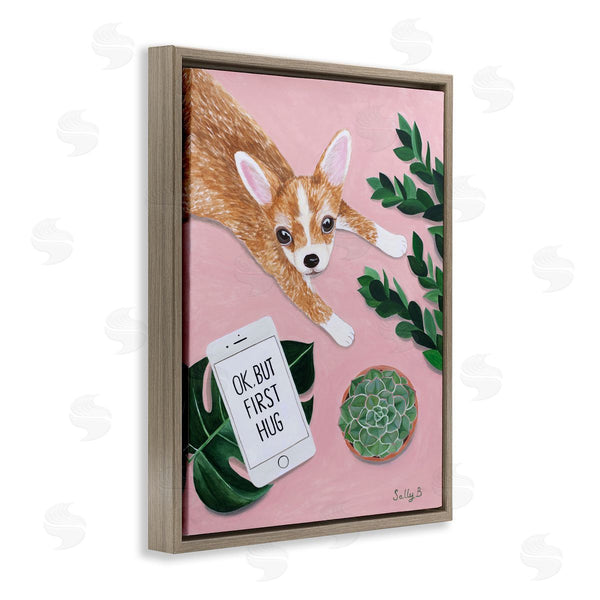 Stupell Industries Sally B | Chihuahua Phone Text Funny