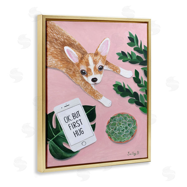 Stupell Industries Sally B | Chihuahua Phone Text Funny