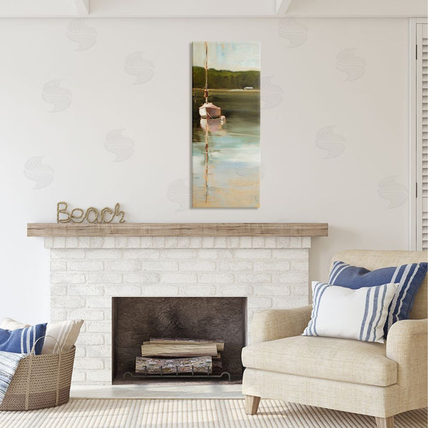 Stupell Industries Sally Hootnick | Boat Reflection Painting Wall Art