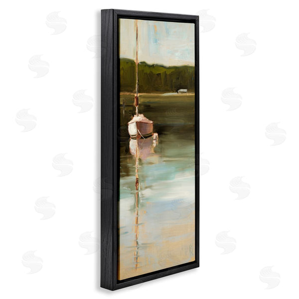 Stupell Industries Sally Hootnick | Boat Reflection Painting Wall Art
