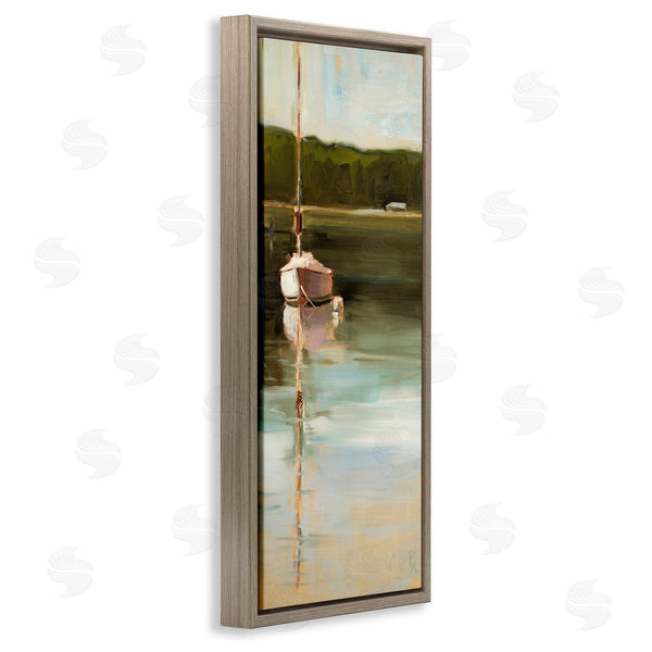 Stupell Industries Sally Hootnick | Boat Reflection Painting Wall Art