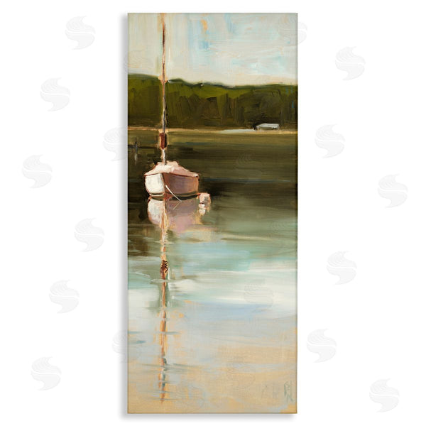 stupell industries Sally Hootnick | Boat Reflection Painting Wall Art