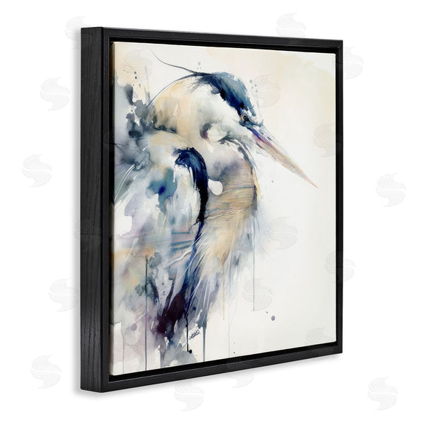 Stupell Industries Sally Kaye Barlow/Makaio Design | Coastal Serenity Blue Heron