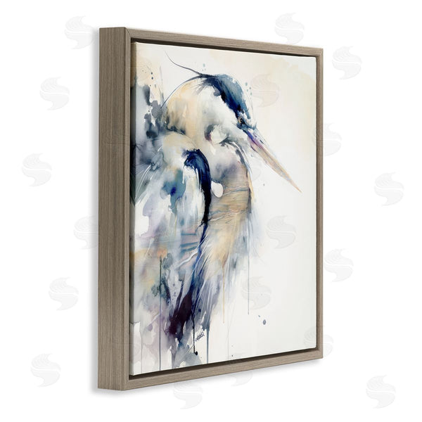 Stupell Industries Sally Kaye Barlow/Makaio Design | Coastal Serenity Blue Heron