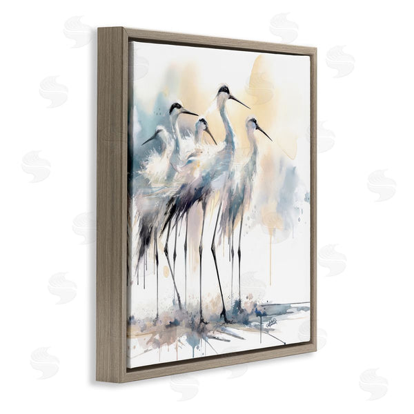 Stupell Industries Sally Kaye Barlow/Makaio Design | Coastal Serenity Sea Birds