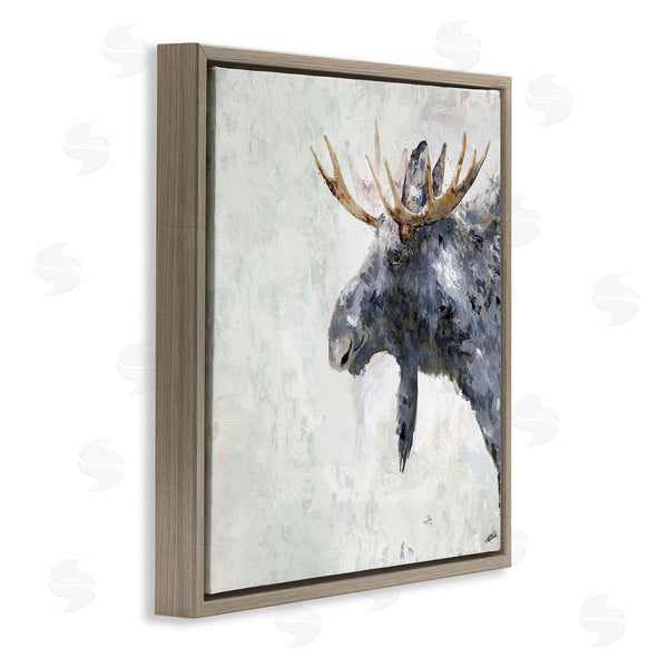 Stupell Industries Sally Kaye Barlow/Makaio Design | Rustic Moose View