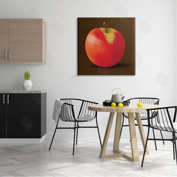 Stupell Industries Sally Springer Griffith | Lush Red Apple Detailed Portrait Design Wall Art