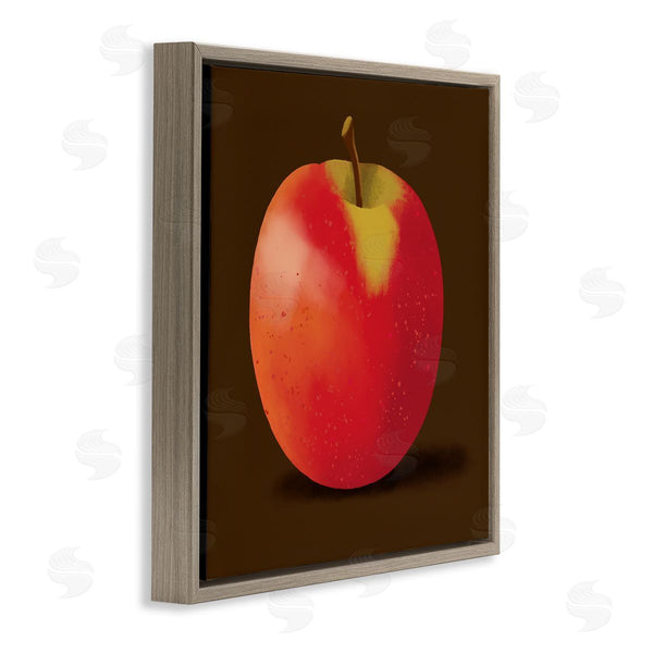 Stupell Industries Sally Springer Griffith | Lush Red Apple Detailed Portrait Design Wall Art