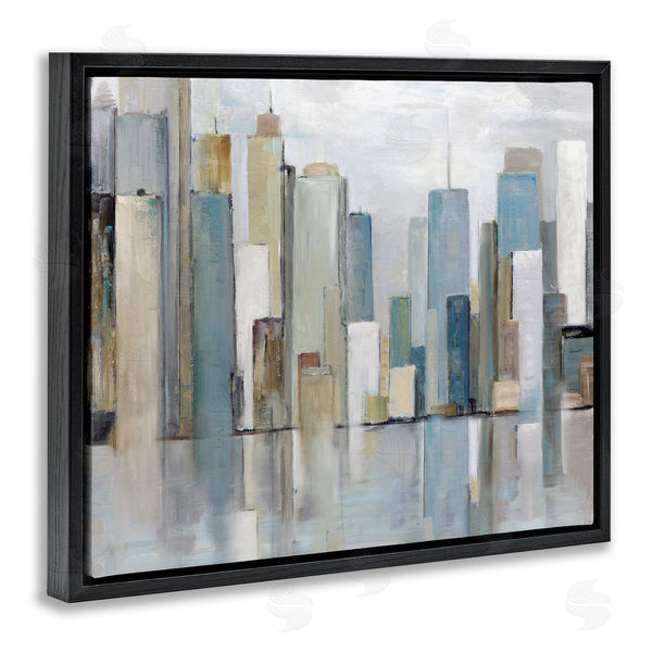 Stupell Industries Sally Swatland | Abstract Cityscape Buildings