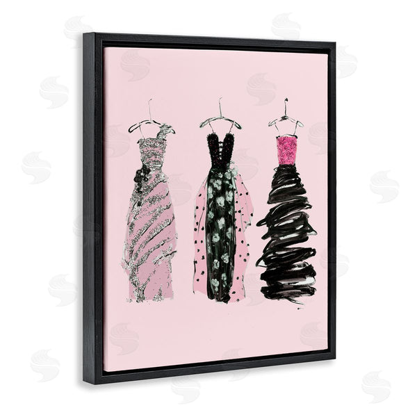 Stupell Industries Sally Swatland | Abstract Fashion Gowns Wall Art
