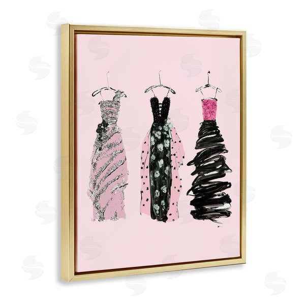 Stupell Industries Sally Swatland | Abstract Fashion Gowns Wall Art