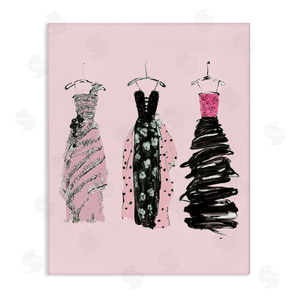 stupell industries Sally Swatland | Abstract Fashion Gowns Wall Art
