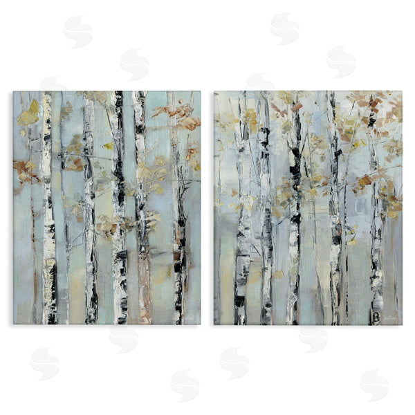 stupell industries Sally Swatland | Autumnal Birch Trees