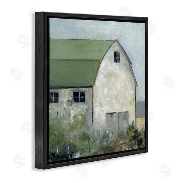 Stupell Industries Sally Swatland | Barn View With Green Roof