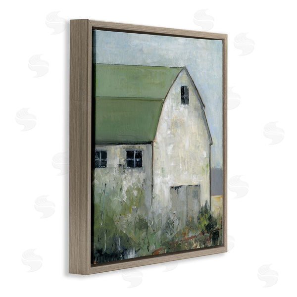 Stupell Industries Sally Swatland | Barn View With Green Roof