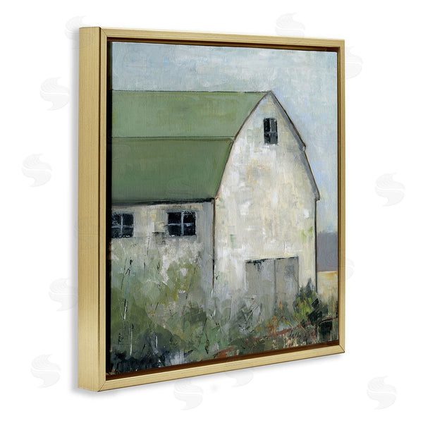 Stupell Industries Sally Swatland | Barn View With Green Roof