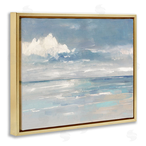 Stupell Industries Sally Swatland | Beach Clouds Reflection Wall Art