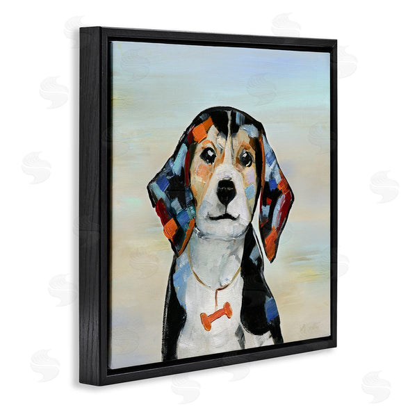 Stupell Industries Sally Swatland | Beagle With Bone Collar