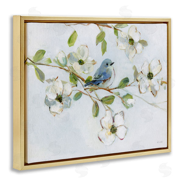 Stupell Industries Sally Swatland | Bird Perched On Dogwood