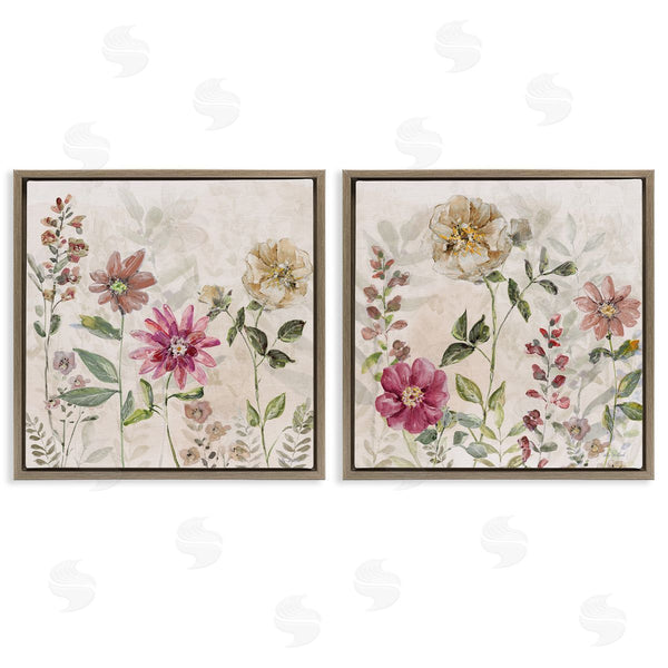 Stupell Industries Sally Swatland | Blooming Country Garden Foliage