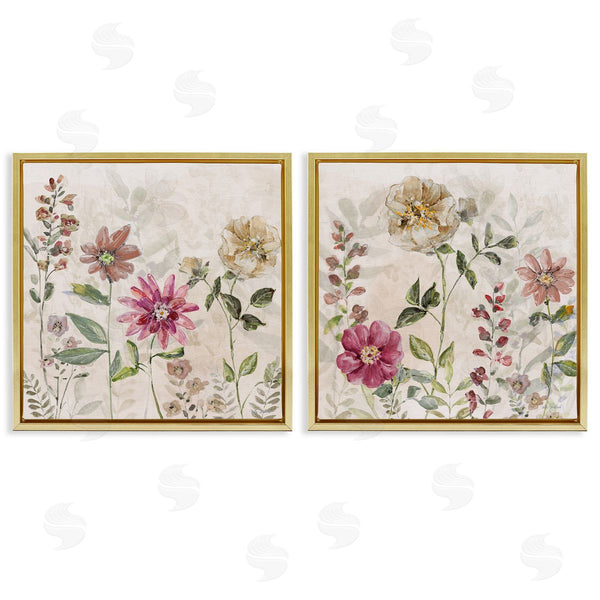 Stupell Industries Sally Swatland | Blooming Country Garden Foliage