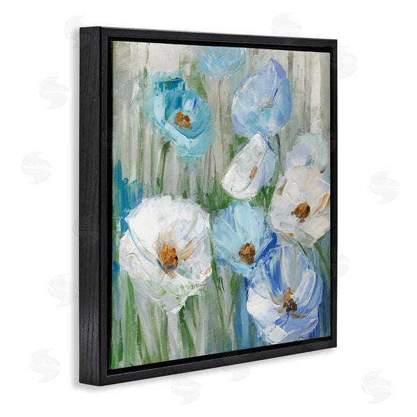 Stupell Industries Sally Swatland | Blue & White Poppies Wall Art