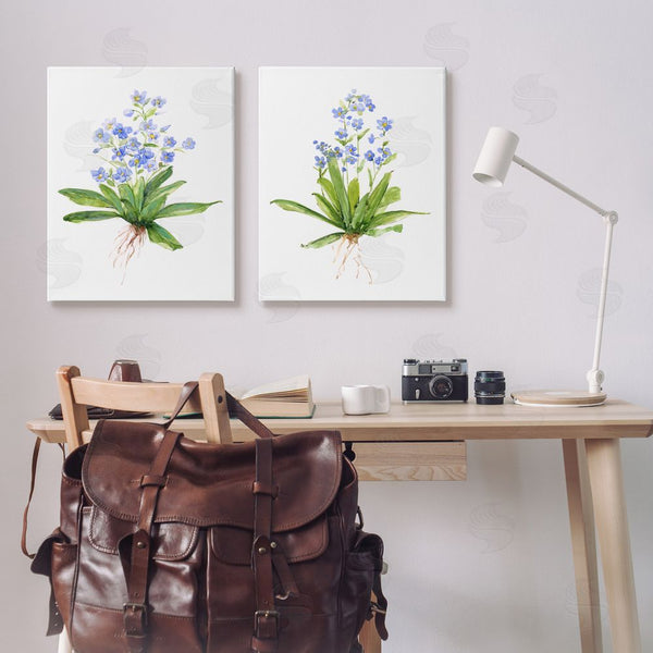 Stupell Industries Sally Swatland | Bluebird Garden Floral Bunches Wall Art