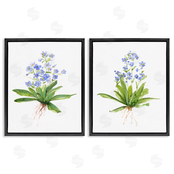 Stupell Industries Sally Swatland | Bluebird Garden Floral Bunches Wall Art