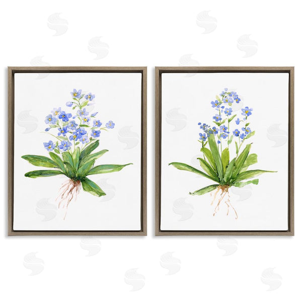 Stupell Industries Sally Swatland | Bluebird Garden Floral Bunches Wall Art