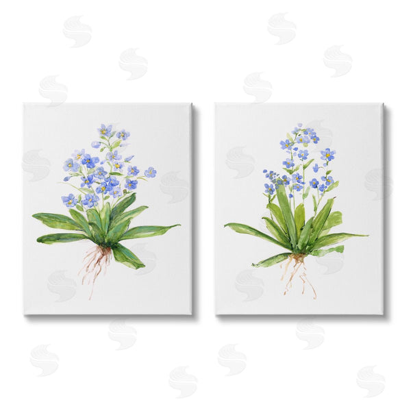 stupell industries Sally Swatland | Bluebird Garden Floral Bunches Wall Art
