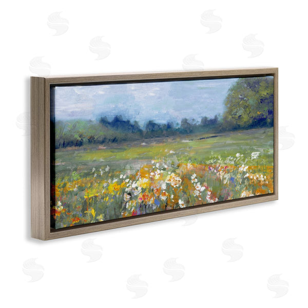 Stupell Industries Sally Swatland | Bright Meadow Flowers In Countryside
