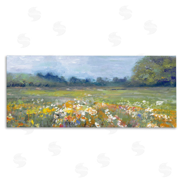 stupell industries Sally Swatland | Bright Meadow Flowers in Countryside