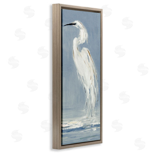 Stupell Industries Sally Swatland | Calm Egret Facing Left