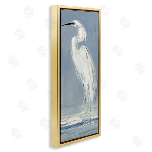 Stupell Industries Sally Swatland | Calm Egret Facing Left